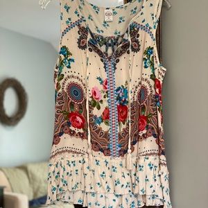 Floral tank top